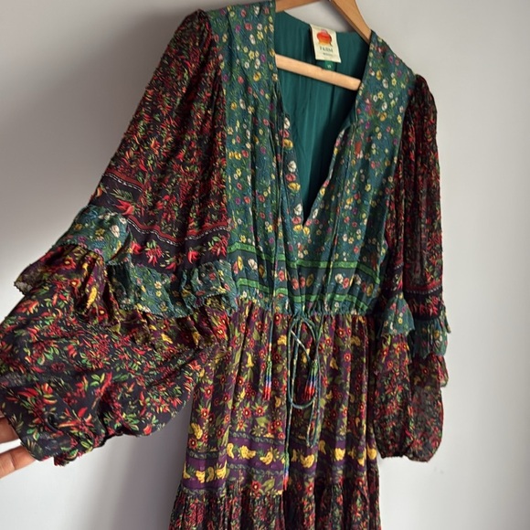 FARM RIO Mix Mini Prints Mini Dress XS - Picture 9 of 15